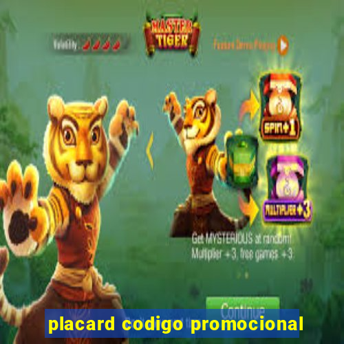 placard codigo promocional