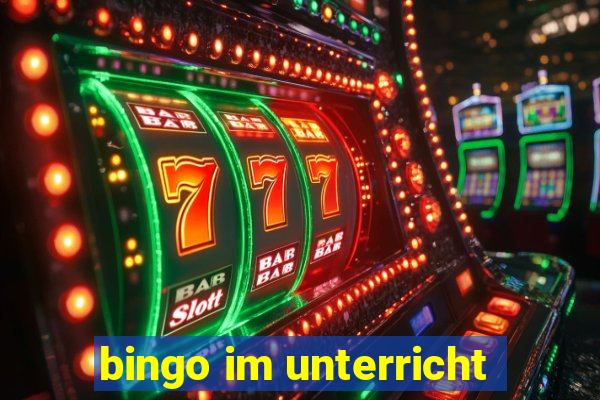 bingo im unterricht