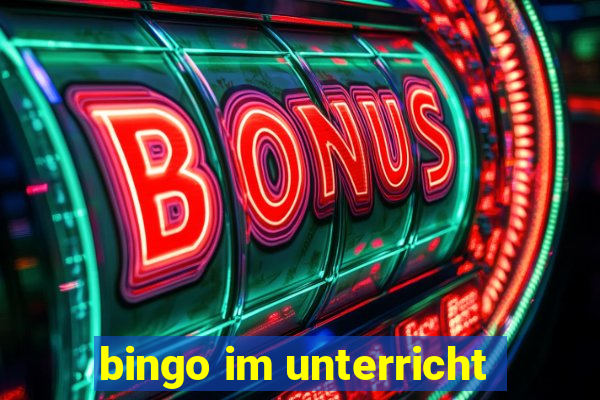 bingo im unterricht