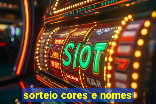 sorteio cores e nomes