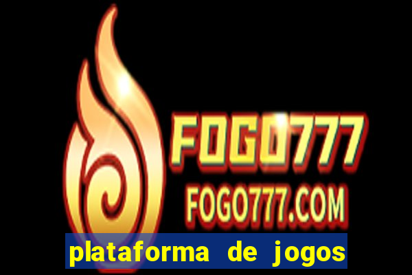 plataforma de jogos nova pagando