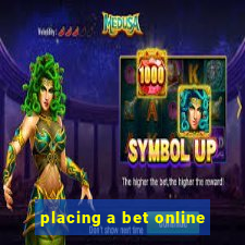 placing a bet online