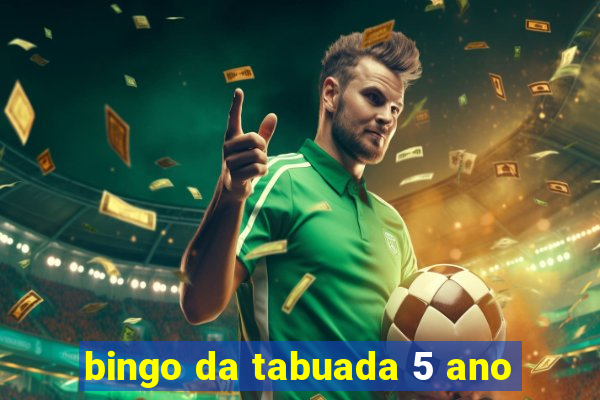 bingo da tabuada 5 ano