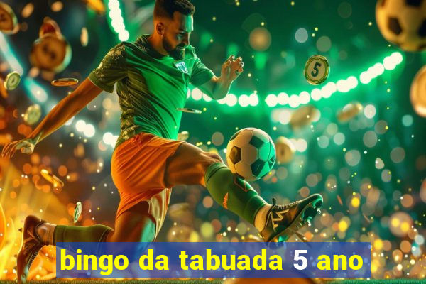 bingo da tabuada 5 ano