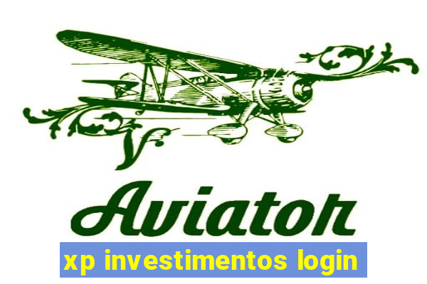 xp investimentos login