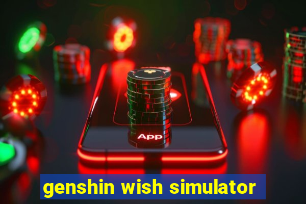 genshin wish simulator