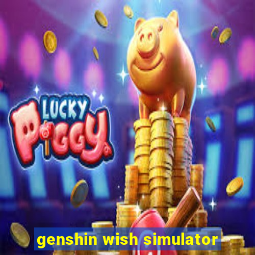 genshin wish simulator