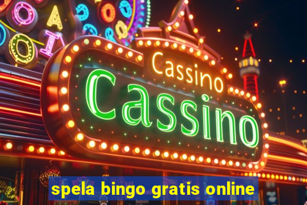 spela bingo gratis online