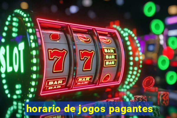 horario de jogos pagantes