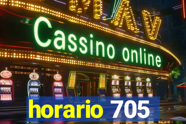 horario 705