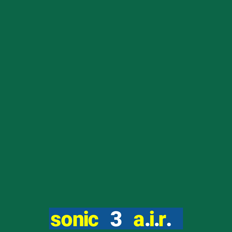 sonic 3 a.i.r. extra slot amy