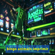 bingo animais imprimir