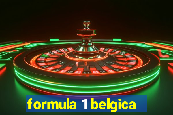 formula 1 belgica