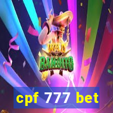 cpf 777 bet