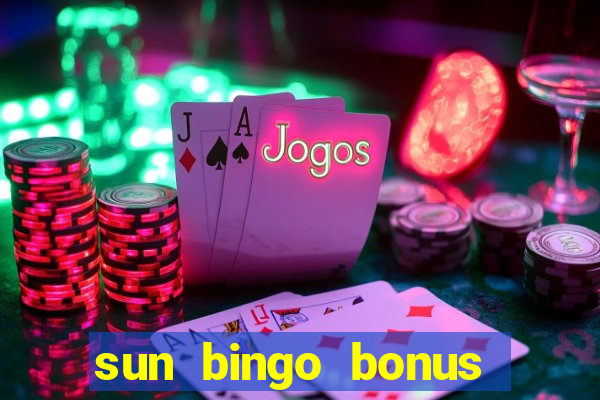 sun bingo bonus terms and conditions