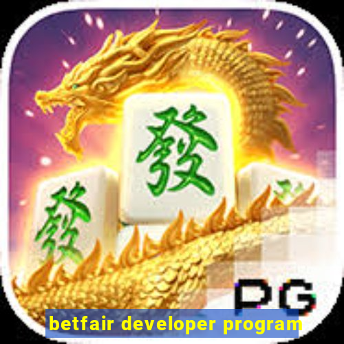 betfair developer program