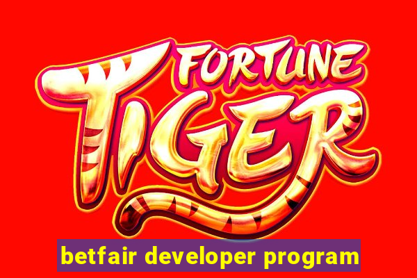 betfair developer program