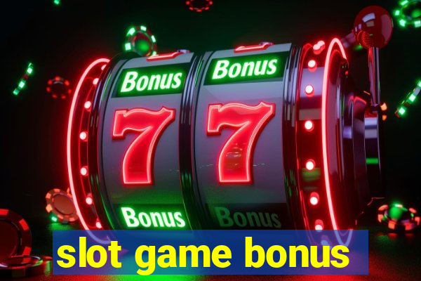 slot game bonus