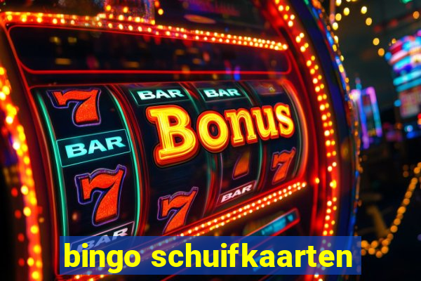 bingo schuifkaarten