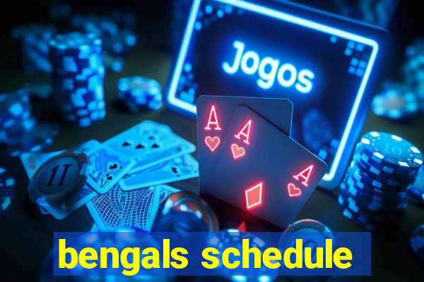 bengals schedule