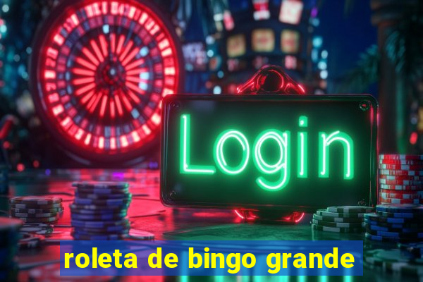 roleta de bingo grande