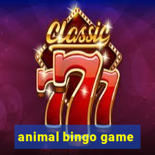 animal bingo game