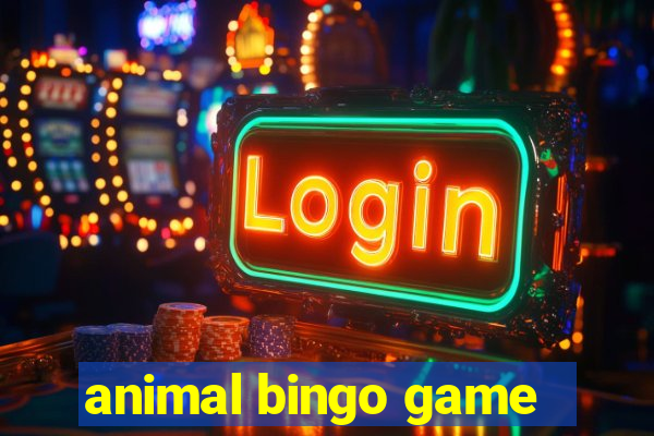 animal bingo game