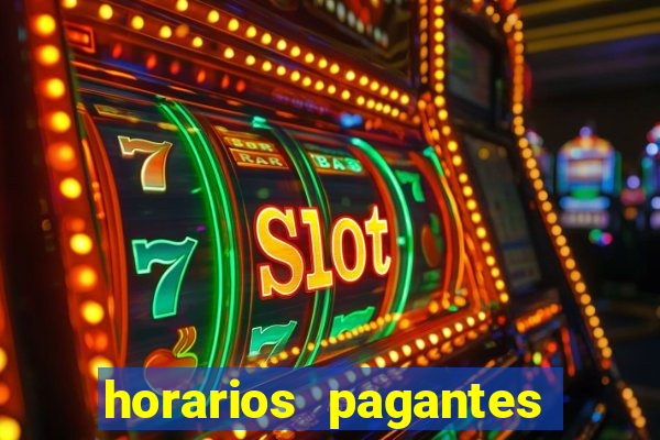 horarios pagantes slots pg