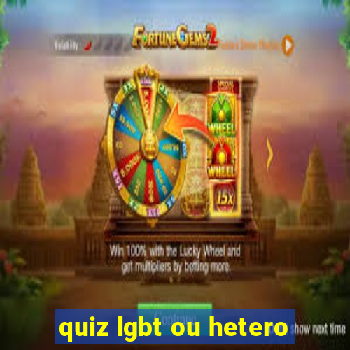 quiz lgbt ou hetero