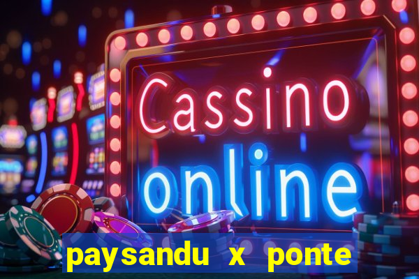 paysandu x ponte preta palpite