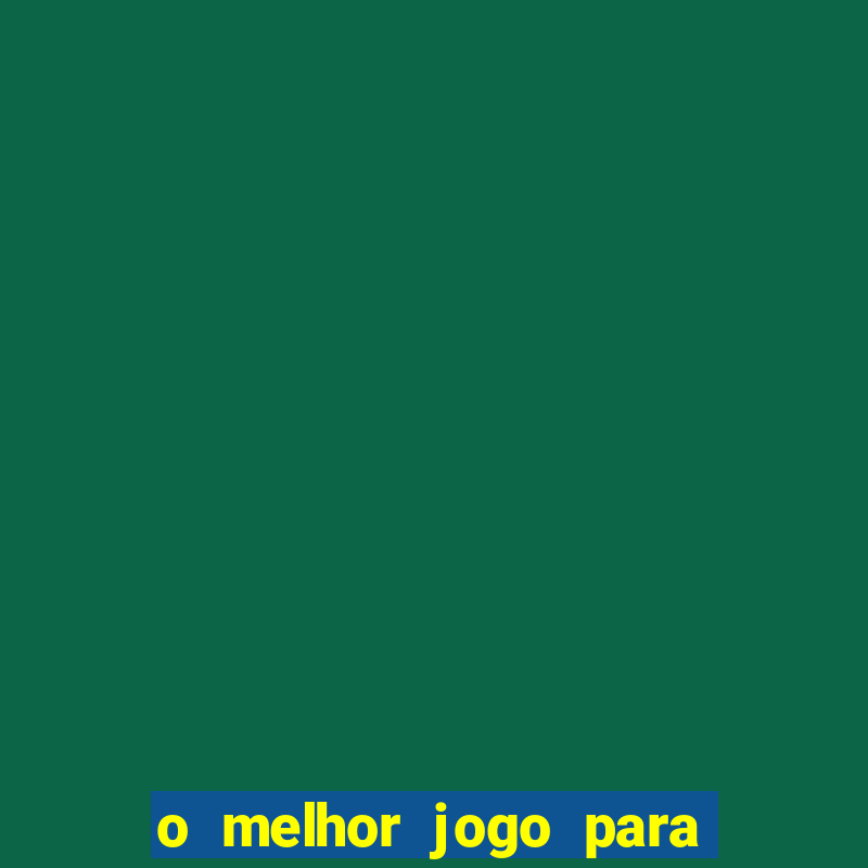 o melhor jogo para ganhar dinheiro no pix