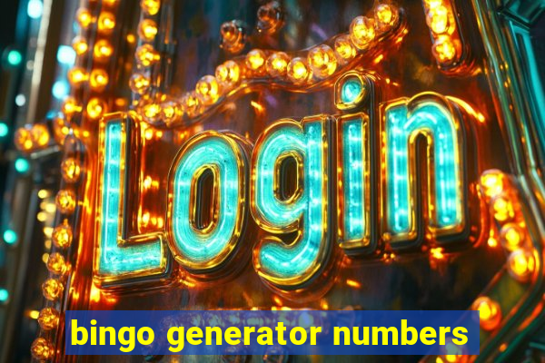 bingo generator numbers