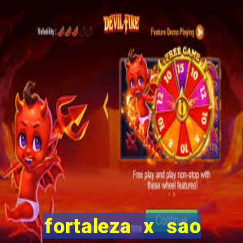 fortaleza x sao paulo palpite