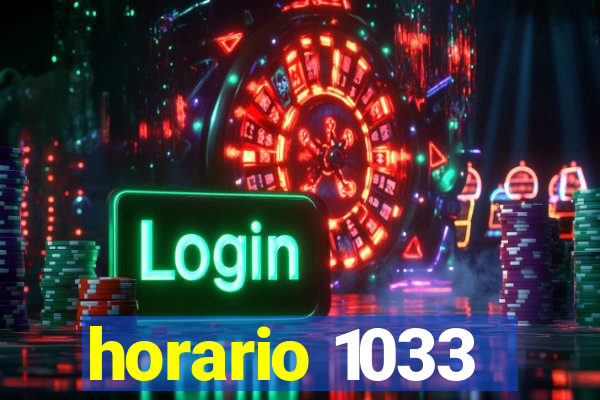 horario 1033