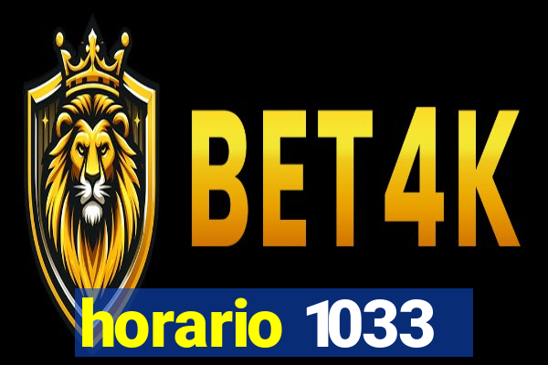 horario 1033