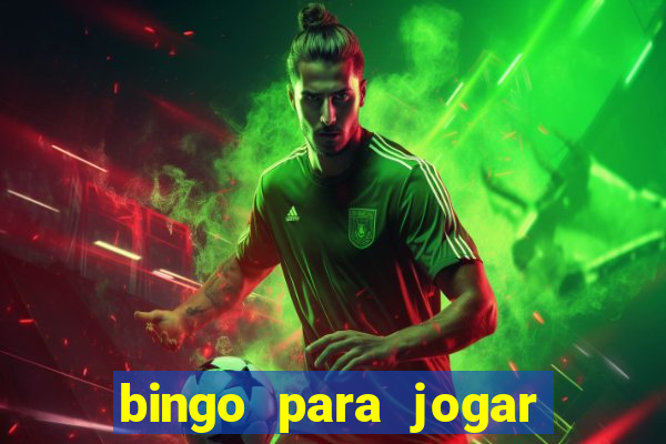 bingo para jogar com os amigos