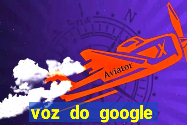 voz do google tradutor homem