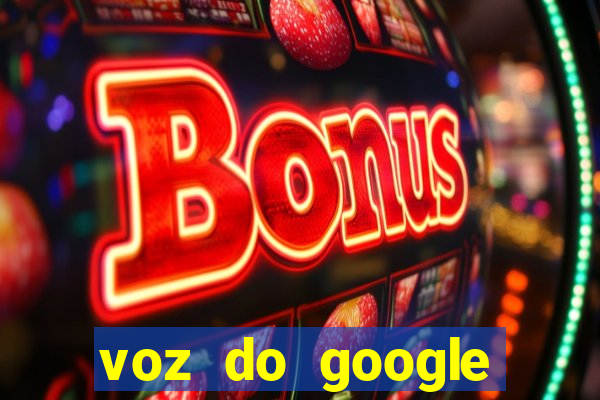 voz do google tradutor homem