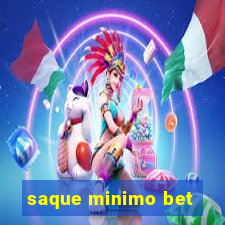 saque minimo bet