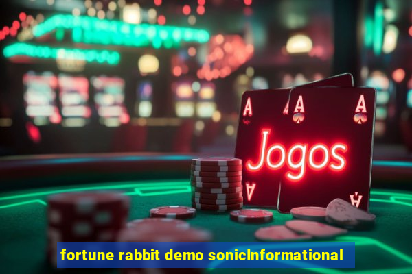 fortune rabbit demo sonicInformational