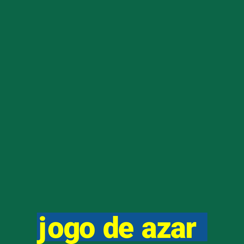 jogo de azar