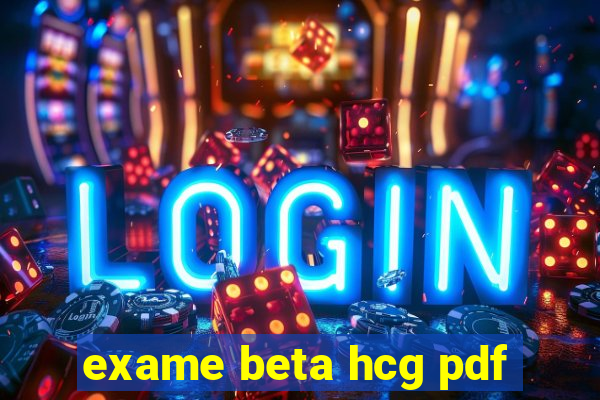 exame beta hcg pdf