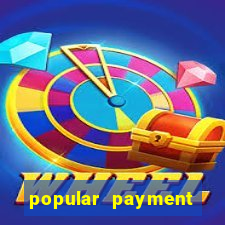 popular payment methods online casinos