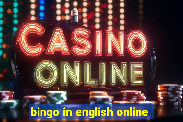 bingo in english online