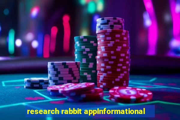 research rabbit appInformational