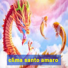 clima santo amaro