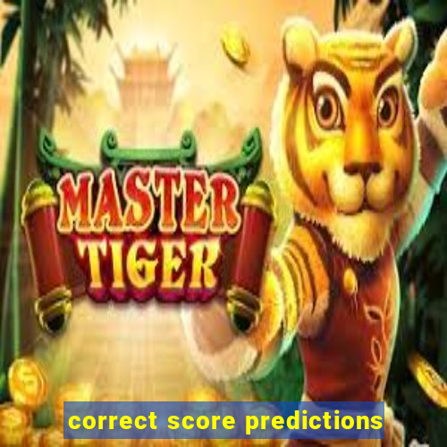 correct score predictions