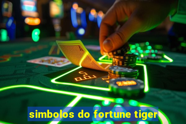 simbolos do fortune tiger