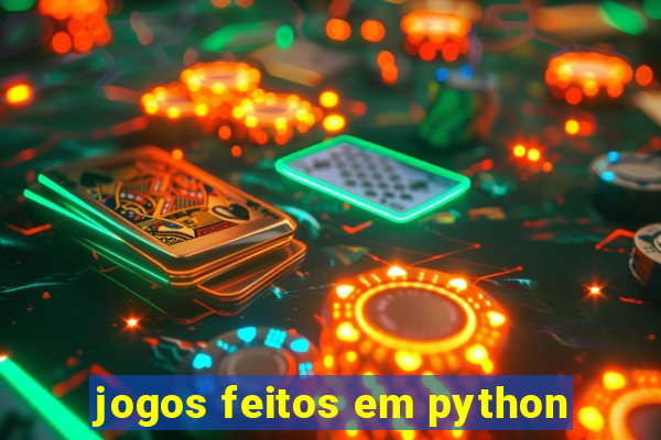 jogos feitos em python