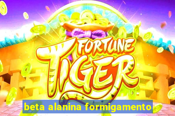 beta alanina formigamento